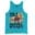 But First Degree Kaapi Men/Unisex Tank Top in Lagoon Color